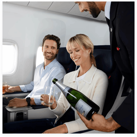 Travel Comfortably with Premium Seating and Service