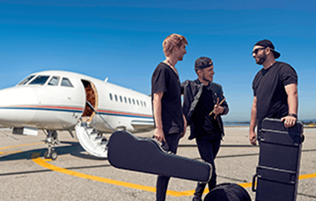 Event Charter Flight for Music Concerts