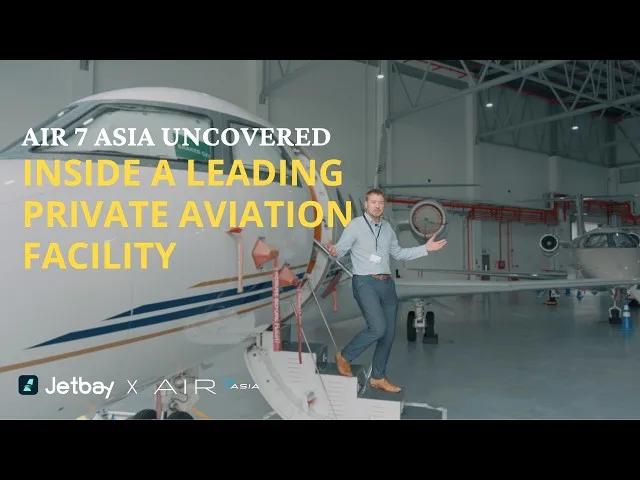 Private Jets & A Salad Wall?! | Air 7 Asia Private Aviation Facility Tour