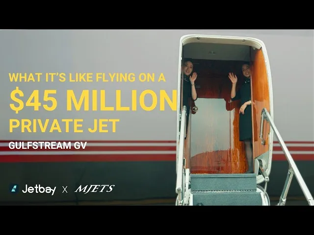 What’s it like to fly on a $45 million Gulfstream GV private jet?